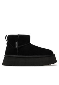 Steve Madden Śniegowce Campfire SM11002737 Czarny. Kolor: czarny. Materiał: zamsz, skóra