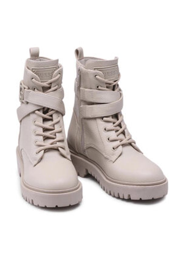 Guess Trapery Odanna FL7ODN ELE10 Beżowy. Kolor: beżowy. Materiał: skóra