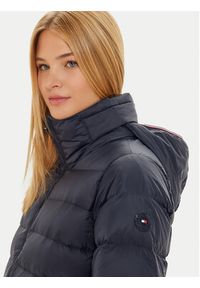 TOMMY HILFIGER - Tommy Hilfiger Płaszcz zimowy WW0WW43119 Granatowy Regular Fit. Kolor: niebieski. Materiał: syntetyk. Sezon: zima #8