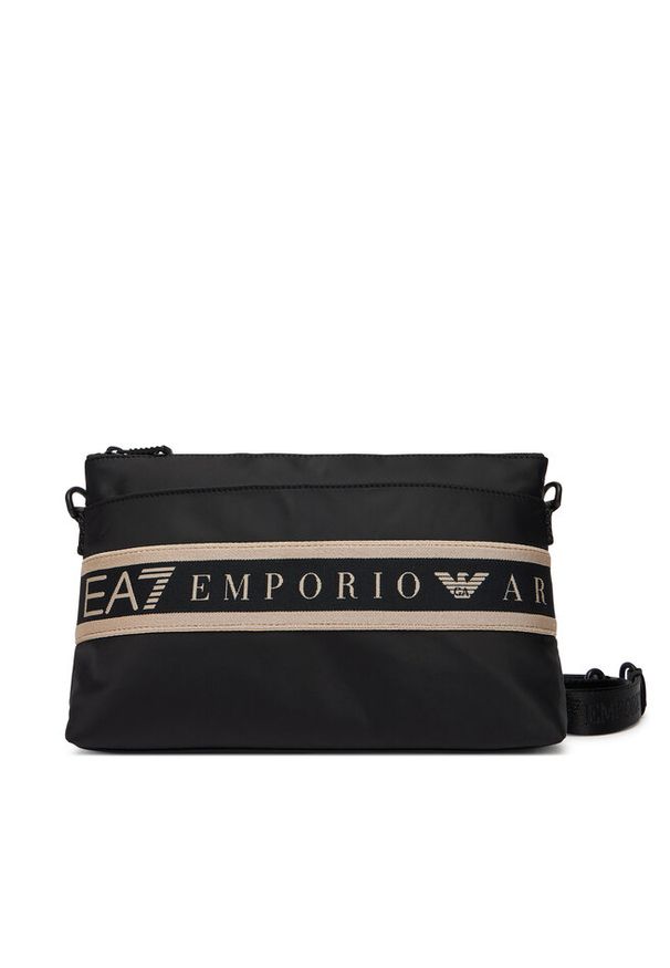 Torebka EA7 Emporio Armani. Kolor: czarny