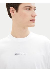 Tom Tailor Denim T-Shirt 1040880 Biały Relaxed Fit. Kolor: biały. Materiał: bawełna #3