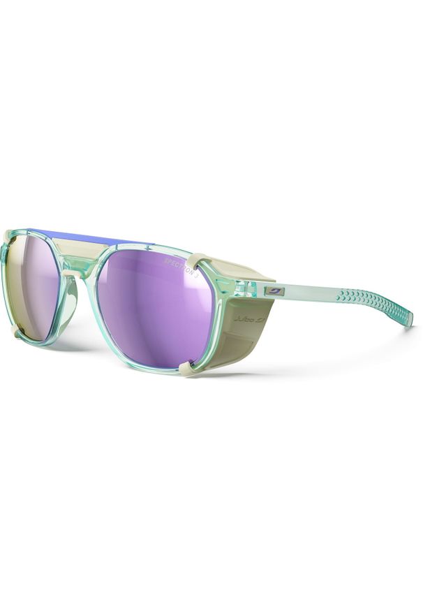 Okulary przeciwsłoneczne JULBO SLACK COVER miętowy Cat 3 Spectron. Kolor: szary, zielony, wielokolorowy. Sport: turystyka piesza