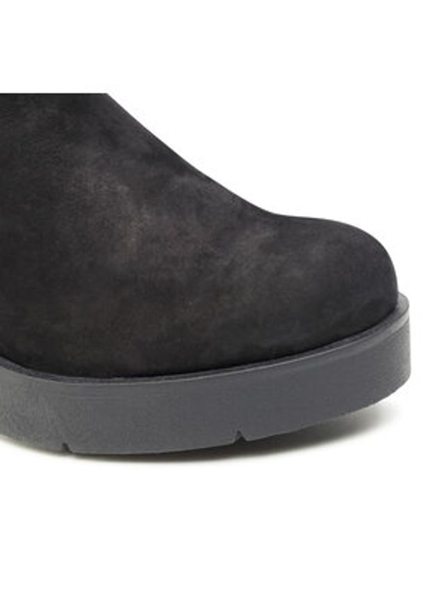 Lasocki Botki RST-CARMEN-02 Czarny. Kolor: czarny. Materiał: nubuk, skóra