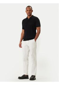 Karl Lagerfeld - KARL LAGERFELD Polo 655016 562304 Czarny Regular Fit. Typ kołnierza: polo. Kolor: czarny. Materiał: bawełna #3