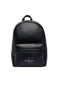 Calvin Klein Plecak Bold Logo Webbing LV04D3417G Czarny. Kolor: czarny. Materiał: skóra #3