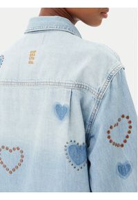 One Teaspoon Koszula jeansowa Everyday Studded 26714 Niebieski Relaxed Fit. Kolor: niebieski. Materiał: bawełna #4