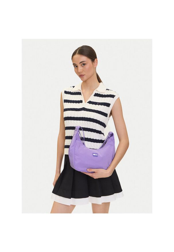 Torebka Tommy Jeans. Kolor: fioletowy