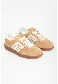 Balmain - Sneakersy damskie skórzane Swan BALMAIN. Materiał: skóra #1