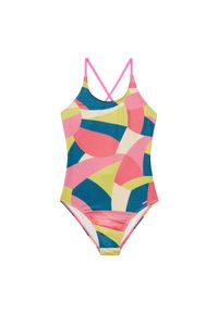 Dziewczęcy jednoczęściowy kostium kąpielowy Protest Aafke. Kolor: niebieski #1