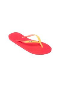 Roxy - Sandały dla Kobiety VIVA GRADIENT Różowy. Okazja: na plażę. Kolor: czerwony. Materiał: guma, syntetyk. Wzór: gradientowy. Styl: sportowy
