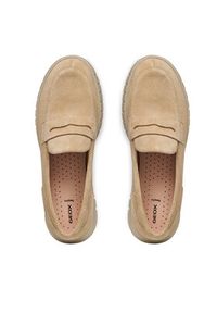 Geox Półbuty D Flextride D659AB 00022 C5002 Beżowy. Kolor: beżowy. Materiał: zamsz, skóra #6