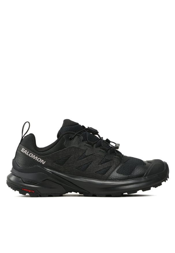 salomon - Salomon Buty do biegania X-Adventure L47321500 Czarny. Kolor: czarny. Materiał: materiał