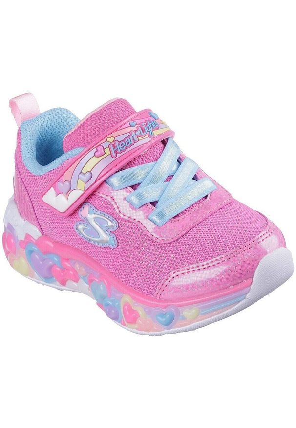 skechers - Adidasy Skechers S Lights-eternal Heart Light, Dzieci. Okazja: na uczelnię. Kolor: różowy. Materiał: materiał. Model: Skechers Sport. Sport: joga i pilates