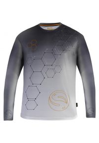 GURU - Koszulka Wędkarska Przeciwsłoneczna Guru Hexagon Cool Shirt Upf 50+. Kolor: szary. Długość rękawa: długi rękaw #1