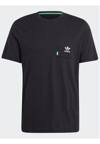 Adidas - adidas T-Shirt Essentials+ Made With Hemp T-Shirt HR8623 Czarny Regular Fit. Kolor: czarny. Materiał: bawełna #6