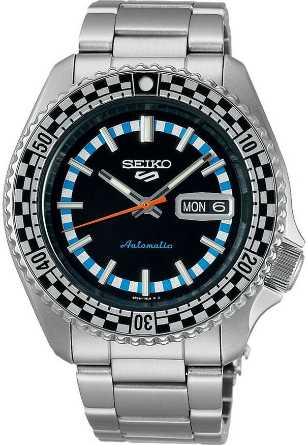 Zegarek Seiko Zegarek męski Seiko SRPK67K1 srebrny. Kolor: srebrny