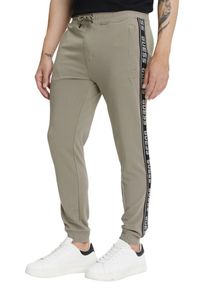 Guess - GUESS Zielone męskie spodnie dresowe z lampasami New Arlo, Rozmiar S. Kolor: zielony. Materiał: dresówka #3