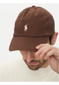 Polo Ralph Lauren Czapka z daszkiem 710667709058 Brązowy. Kolor: brązowy. Materiał: bawełna, materiał #3