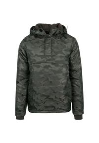 Urban Classics - Klasyczna, miejska, wyściełana wiatrówka. Kolor: zielony. Styl: klasyczny #1