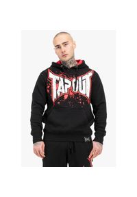 TAPOUT - Bluza z kapturem Tapout Splashing. Typ kołnierza: kaptur. Kolor: wielokolorowy, czarny, czerwony. Materiał: polar. Sport: joga i pilates #1