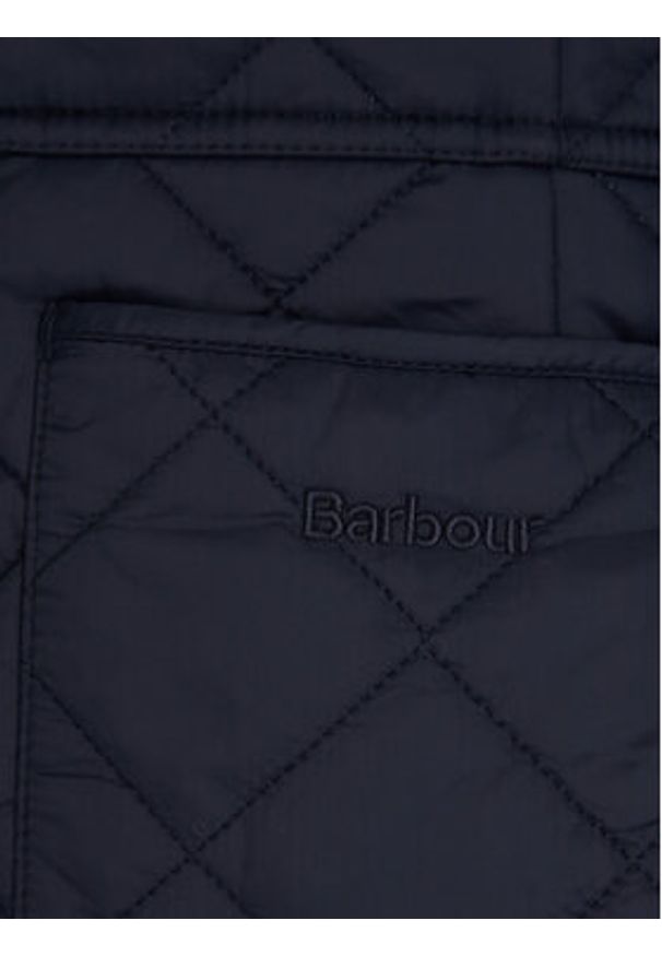 Barbour Kurtka przejściowa Deveron Quilted LQU1012NY71 Granatowy Regular Fit. Kolor: niebieski. Materiał: syntetyk
