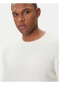 Calvin Klein Sweter LV04LB327G Écru Regular Fit. Materiał: bawełna #4