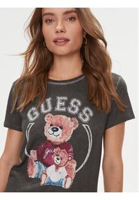 Guess T-Shirt W4RI86 K9SN1 Czarny Regular Fit. Kolor: czarny. Materiał: bawełna #5