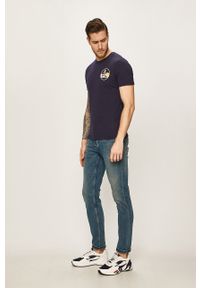 Only & Sons - Jeansy Weft Regular. Kolor: niebieski. Materiał: jeans. Wzór: aplikacja #4