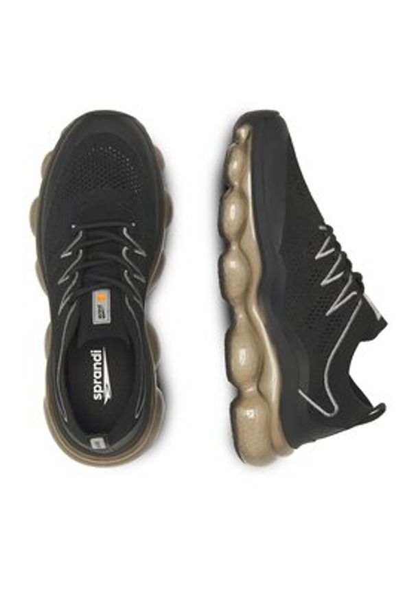 Sprandi Sneakersy WP-S24R071A-1 Czarny. Kolor: czarny. Materiał: materiał