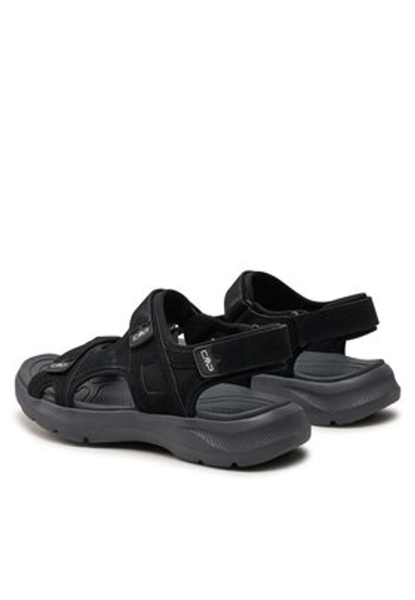 CMP Sandały Emby Hiking Sandal 3Q93637 Czarny. Kolor: czarny. Materiał: zamsz, skóra