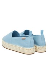Calvin Klein Jeans Espadryle Platform Espadrille Ml Cs YW0YW01871 Błękitny. Kolor: niebieski. Materiał: materiał. Obcas: na platformie #5