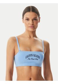 Calvin Klein Underwear Biustonosz top LV00QF8710 Niebieski. Kolor: niebieski. Materiał: bawełna #1