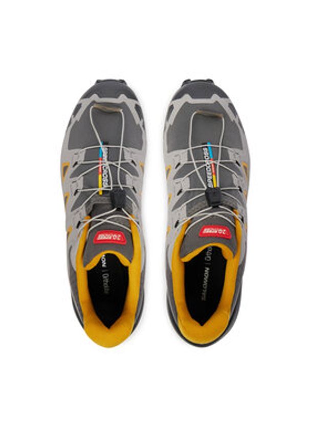 salomon - Salomon Buty do biegania Speedcross 6 L49158800 Szary. Kolor: szary. Materiał: materiał. Model: Salomon Speedcross