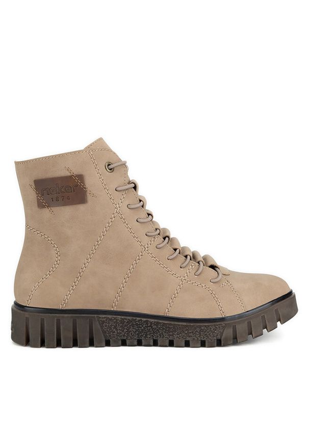 Trzewiki Rieker. Kolor: beżowy