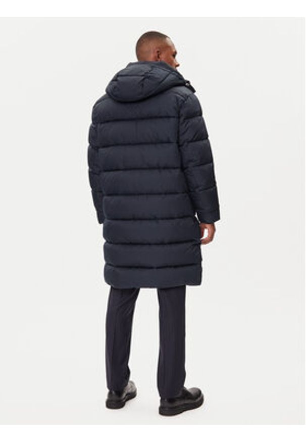 BOSS Kurtka zimowa H-Cenuto 50540474 Granatowy Regular Fit. Kolor: niebieski. Materiał: syntetyk. Sezon: zima