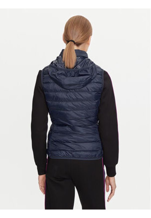 EA7 Emporio Armani Bezrękawnik 6DTQ06 TNGPZ Granatowy Regular Fit. Kolor: niebieski. Materiał: syntetyk. Długość rękawa: bez rękawów