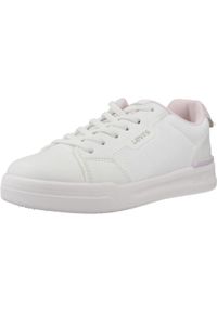 Levi's® - Buty LEVI'S DUTTON Biały. Kolor: biały. Materiał: syntetyk, tkanina. Sport: turystyka piesza