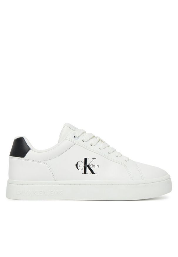 Sneakersy Calvin Klein Jeans. Kolor: biały