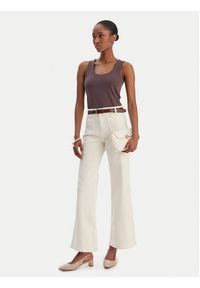 Marella Top Tiglio 2615941051 Brązowy Slim Fit. Kolor: brązowy. Materiał: syntetyk #5