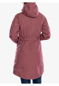 Fjällräven - Płaszcz damski Fjallraven Kiruna Padded Parka. Kolor: różowy. Materiał: puch. Sport: turystyka piesza