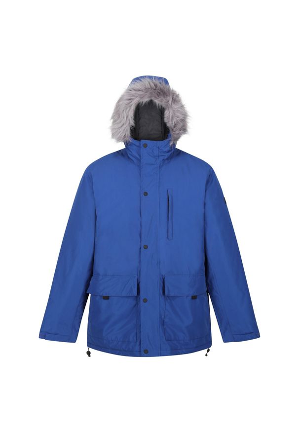 Salinger IV Regatta męska turystyczna kurtka parka zimowa. Kolor: niebieski. Sezon: zima