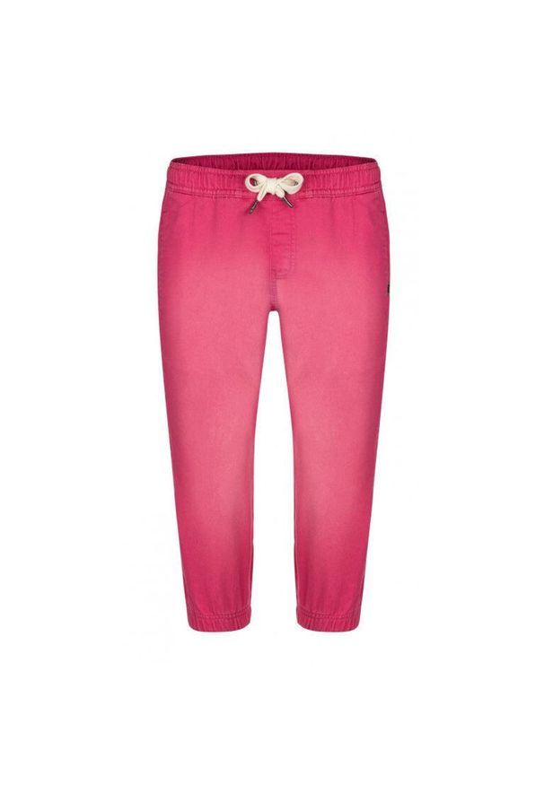 GLENMUIR - Damskie 3/4 Spodnie Treningowe Loaf z Oddychającego Bawełnianego Materiału. Kolor: fioletowy. Materiał: materiał, bawełna