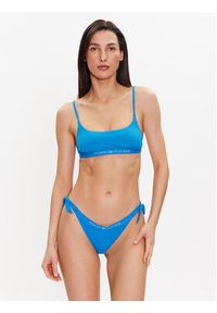 TOMMY HILFIGER - Tommy Hilfiger Dół od bikini UW0UW04583 Niebieski. Kolor: niebieski. Materiał: syntetyk