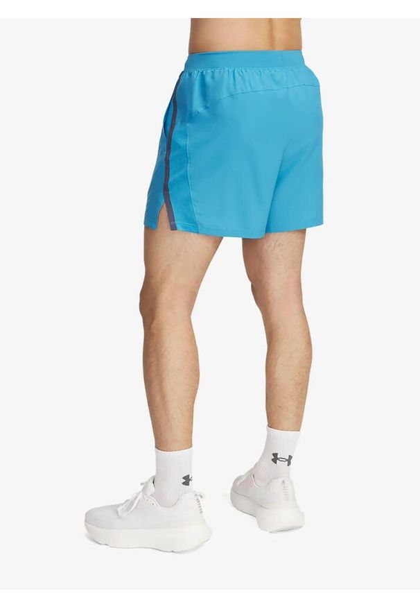 Spodenki treningowe męskie Under Armour Launch 5 Inch Shorts. Kolor: niebieski