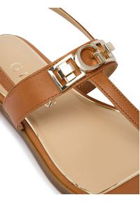 Guess Sandały FLJRMY LEA03 Brązowy. Kolor: brązowy. Materiał: skóra #2