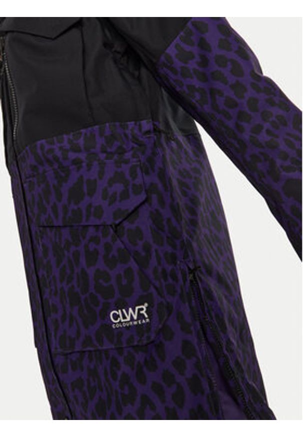 Colourwear Kurtka narciarska Gritty Parka W 7010316 Czarny Regular Fit. Kolor: czarny. Materiał: syntetyk. Sport: narciarstwo