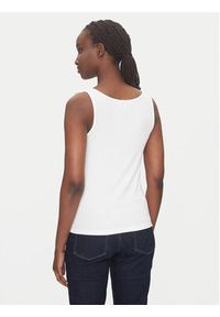Morgan Top 251-DOUBI Biały Slim Fit. Kolor: biały. Materiał: wiskoza #3