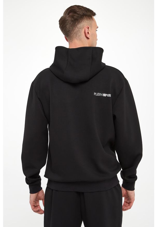Plein Sport - Bluza męska z kapturem hoodie PLEIN SPORT. Typ kołnierza: kaptur. Styl: sportowy