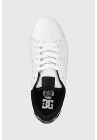 DC sneakersy kolor biały. Nosek buta: okrągły. Zapięcie: sznurówki. Kolor: biały. Materiał: materiał, guma #5