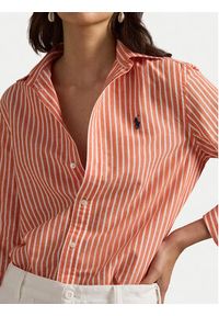 Polo Ralph Lauren Koszula 211971514502 Pomarańczowy Classic Fit. Typ kołnierza: polo. Kolor: pomarańczowy. Materiał: bawełna #3